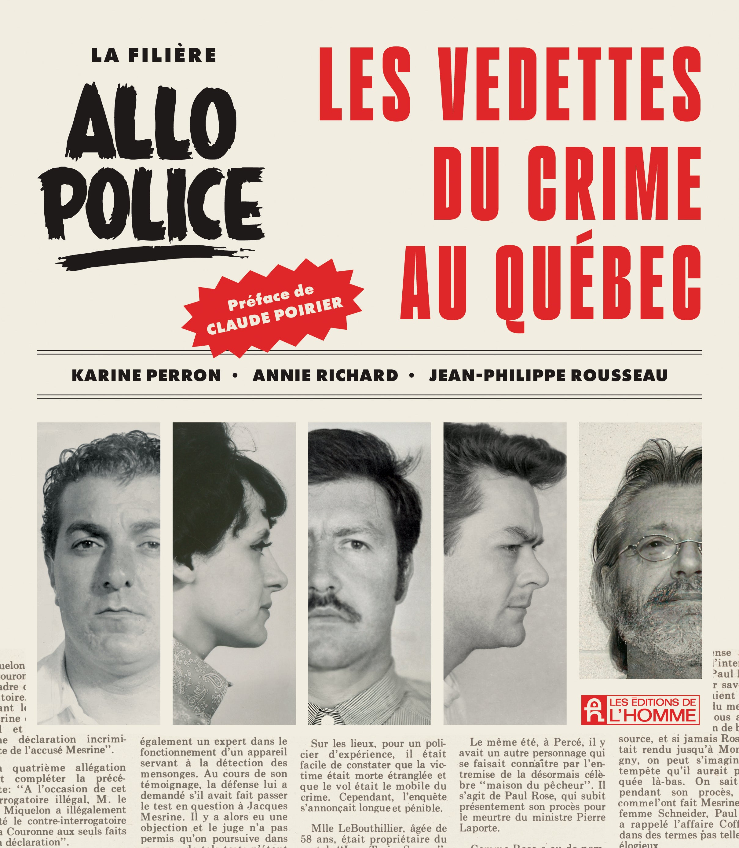 La filière Allô Police – Les Éditions de l'Homme, image size:2419x2775